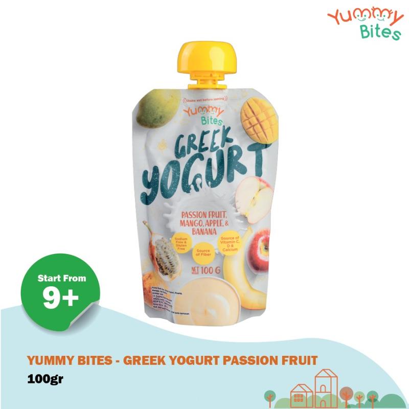 Yummy Bites Greek Yogurt Custard Chocolate 100 G probiotik untuk bayi 1