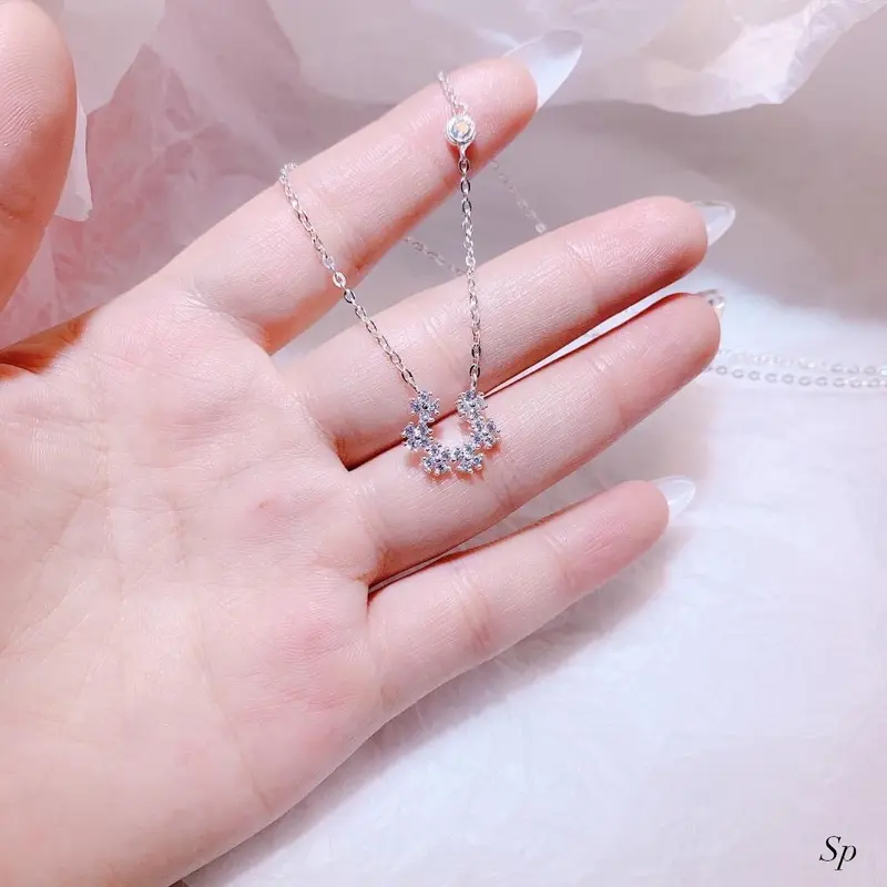 Dây chuyền bạc ta bán nguyệt 836 LTJ Kỷ niệm - Trang sức Lâm Trang 2