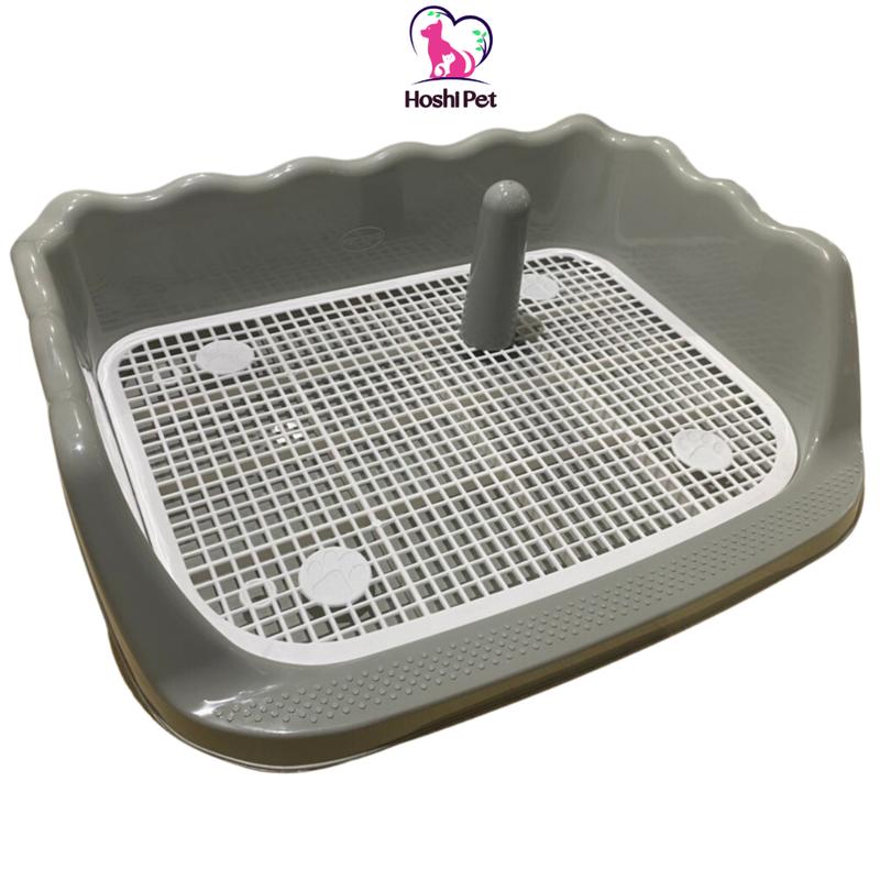 Khay vệ sinh cho chó size lớn- Khay hướng dẫn cún đi vệ sinh TẶNG KÈM CỘT - HoshiPet