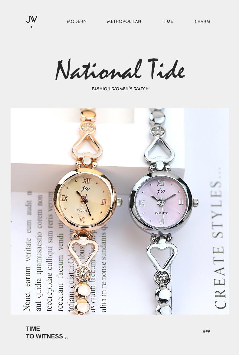 Product Introduction of Fashion New Watch Women's Watch Steel Band Student Watch Bracelet Electronic Fashion Simple Temperament Quartz Watch Love Watch Birthday Watch Couple Watch Wedding Watch Party Watch @ 223 # 0