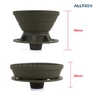 Gambar ALLTREK Filter Kopi Lipat V60 & Basket GRECO Collapsible Coffee Filter - Hitam dari Alltrek indonesia Kota Administrasi Jakarta Barat 5 Tokopedia