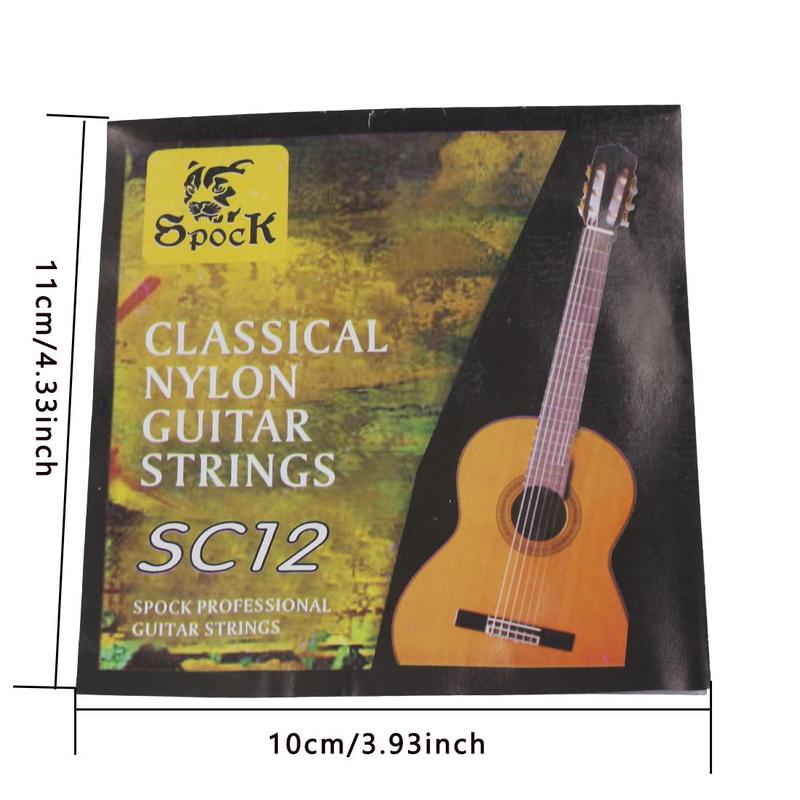 Product Introduction of Classical Guitar String, 1 Set Nylon Guitar String, Guitar Accessories for Classical Guitar, Musical Instrument Accessories 1
