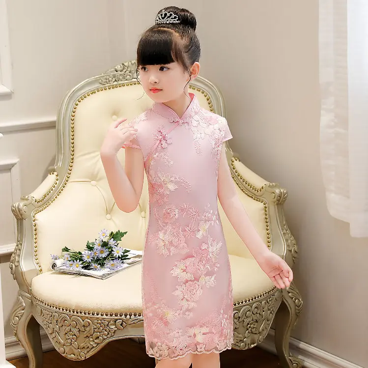 Váy Bé Gái, Sườn Xám Trẻ Em, Bộ Đồ Tang Cho Bé Gái, Phong Cách Trung Quốc, Trang Phục Biểu Diễn Guzheng, Phong Cách Trung Quốc Và Phương Tây Cổ Trang, Hanfu