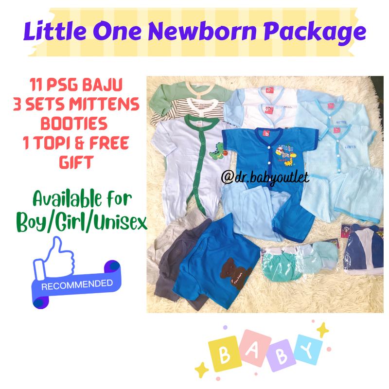 Little One Newborn Package Set Lengkap Baju Keperluan Baby Baru ...