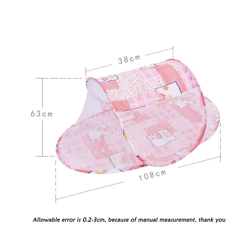 Product Introduction of Folding Crib Netting  Baby Bedding Room Bed Infantil Baby Mosquito Nets Bed Suit For 0-3 Years Old Children Baby Room Decor baby 17
