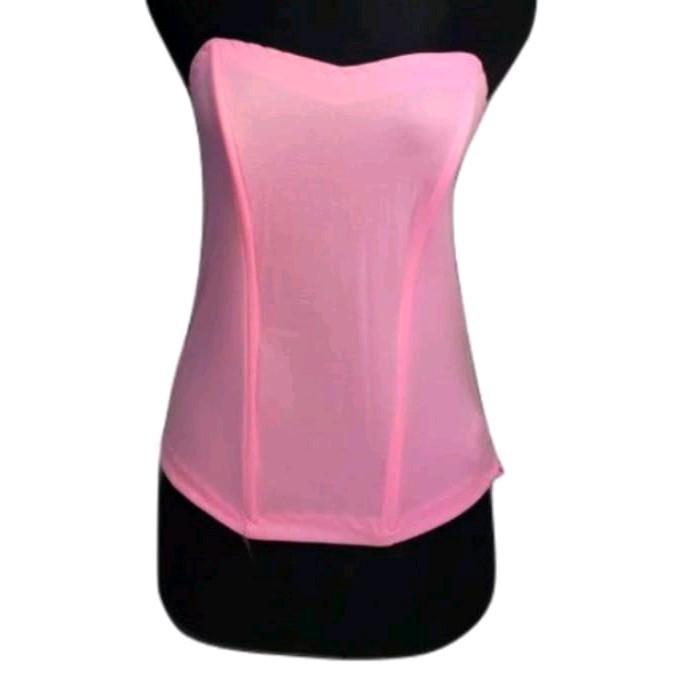 Daleman kebaya/kamisol/torso/Bustier kaos Katun Polos Tank 1
