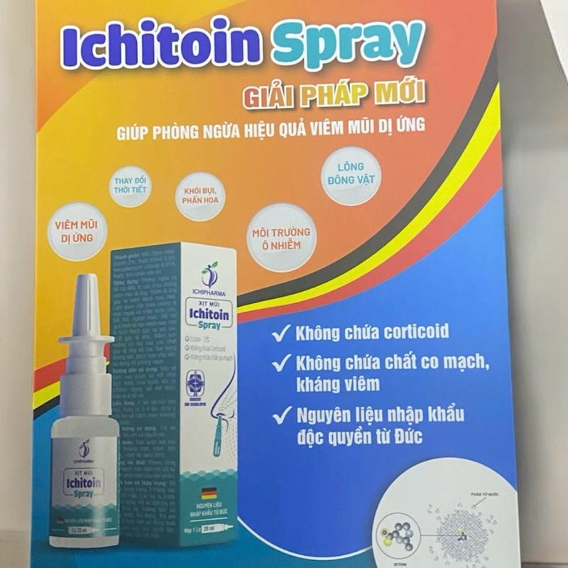 DUNG DỊCH XỊT MŨI ICHITOIN SPRAY -GIẢI PHẤP MỚI GIÚP PHÒNG NGỪA VIÊM MŨI DỊ ỨNG 1