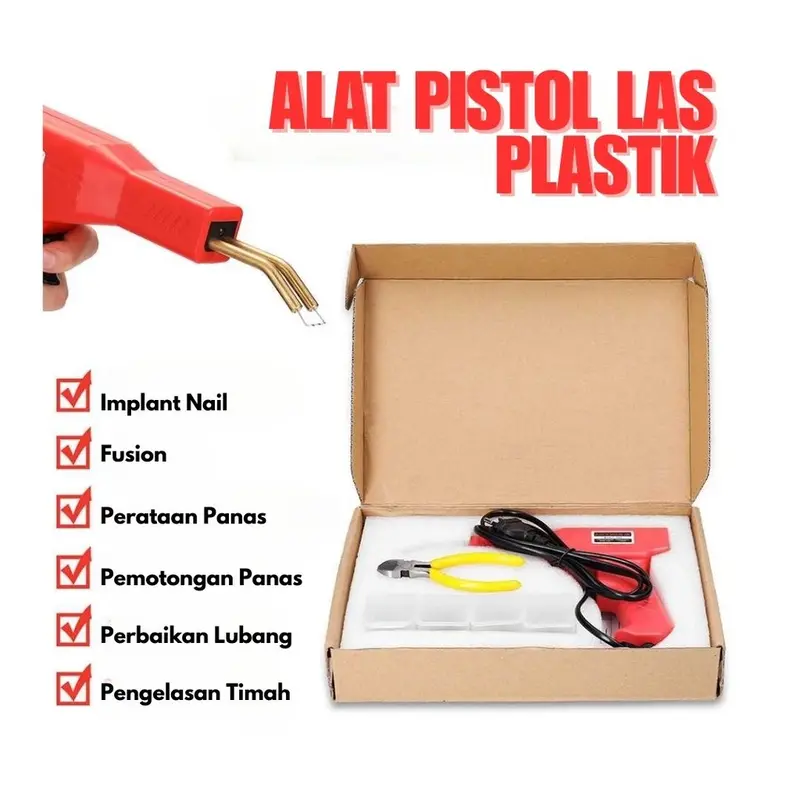 Alat Las Plastik Kendaraan Bumper Plastic Welding Bemper Mobil Reparasi Mobil 0