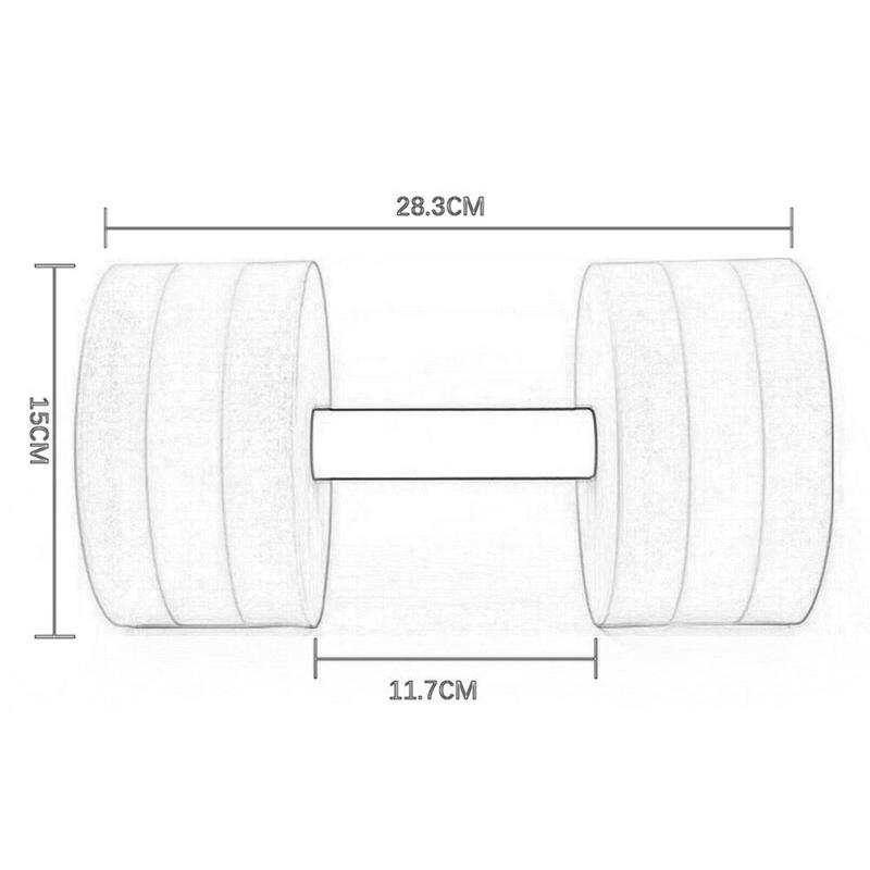 Product Introduction of Aquatic Dumbbell EVA Water Floating Dumbbells Aquatic Barbell Float Hand Bar 0