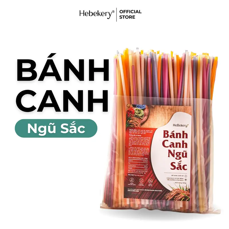 Bánh Canh Ngũ Sắc Rau Củ 5 Vị - Bánh Canh Rau Củ HeBekery by HeBe Chua Food Cake 0