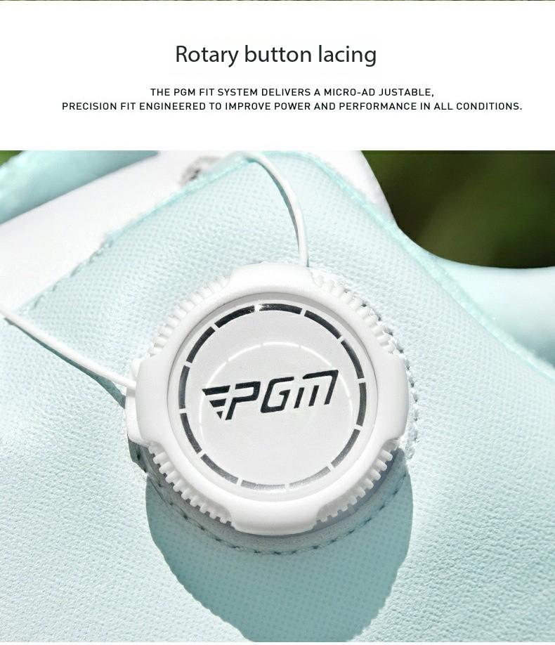 Product Introduction of [PGM] Golf Shoe Summer Women's Shoes Waterproof Knob Women's Sports Shoes Non-Slip Shock-Absorbing Lightweight Nail-Free Shoes Xz363 20