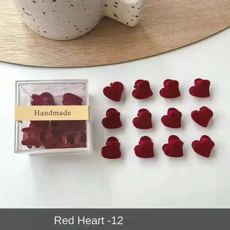 Kẹp Hàm Nhỏ Đổ Xô Tình Yêu Thỏ, Kẹp Tóc Viền Dễ Thương, Kẹp Bên, Kẹp Nhỏ Phụ Kiện Tóc Mini, Dành Cho Nữ, Kẹp Tóc, [Chọn Nóng] 2