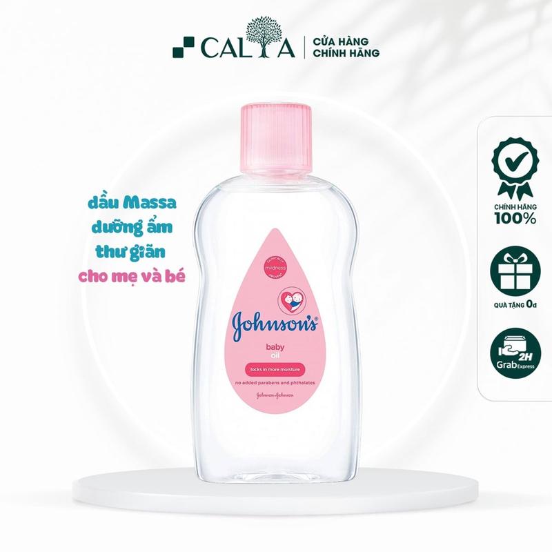 Dầu Mát Xa Em Bé Johnson's Baby Dưỡng Ẩm Làm Mềm Da - Johnson's Baby Oil Pink 200ml baby oil
