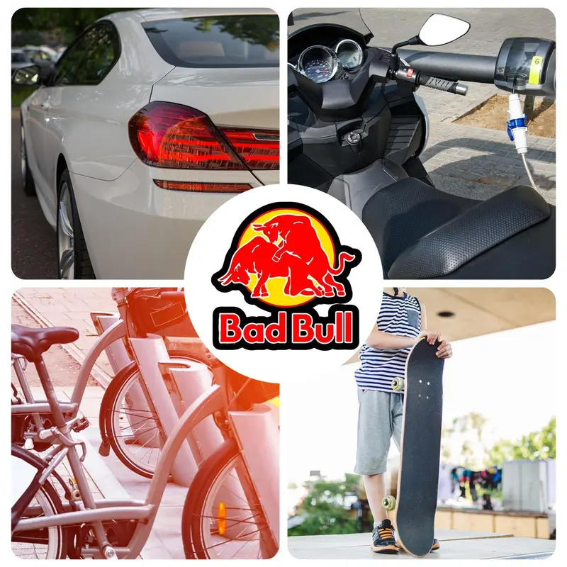 Decal xe hơi, với mô hình Bull xấu, decal can xe ô tô, phụ kiện ngoại thất, đồ họa decal, decal can cửa sổ ô tô, thích hợp cho xe tải, tường và xe Van 8