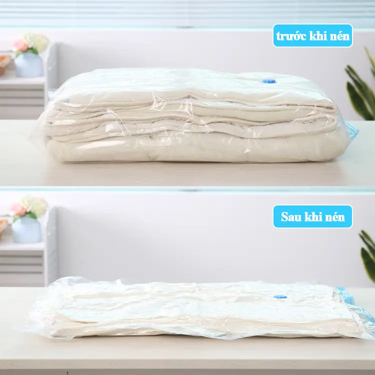 5 Túi hút chân không quần áo, túi nén chân không cho chăn gối, quần áo túi đựng đồ 2