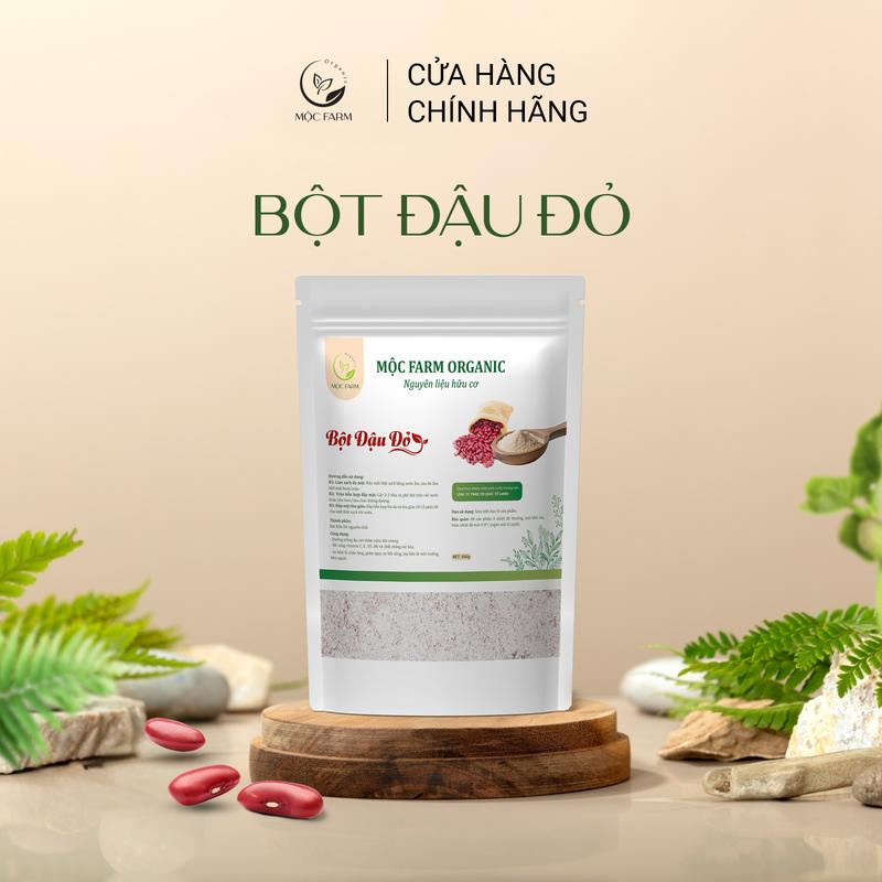 Bột Đậu Đỏ Mộc Farm (Túi 1Kg),  Sản Phẩm Skincare Cho Da Mặt Và Body, Hỗ Trợ Dưỡng Trắng Da, Mờ Thâm Sạm, Tẩy TBC