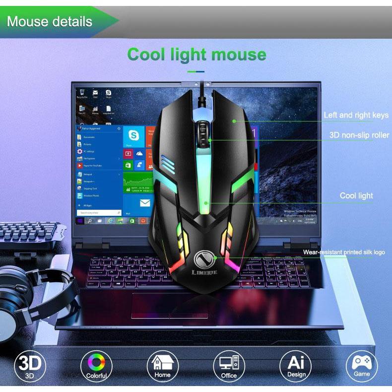 Keyboard Gaming Set RGB LED Mechanical - Waterproof, 104 Tombol, Mouse 1000 DPI USB, Cocok untuk PC Keyboard Gaming Set RGB LED Mechanical - Waterproof, 104 Tombol, Mouse 1000 DPI USB, Cocok untuk PC
