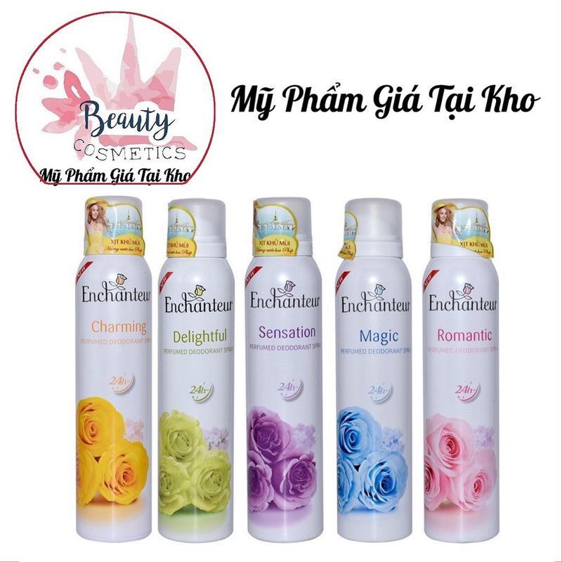 Xịt khử mùi Enchanteur 150ml Khử Mùi Hôi