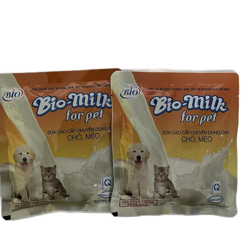 Sữa bột BIO MILK dành riêng cho chó mèo 100g 1