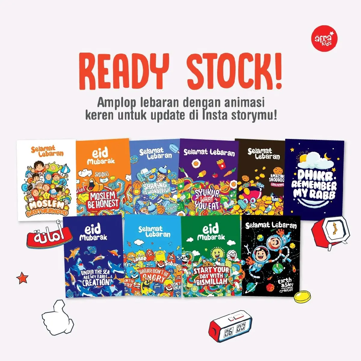 AMPLOP LEBARAN ANIMASI - AF