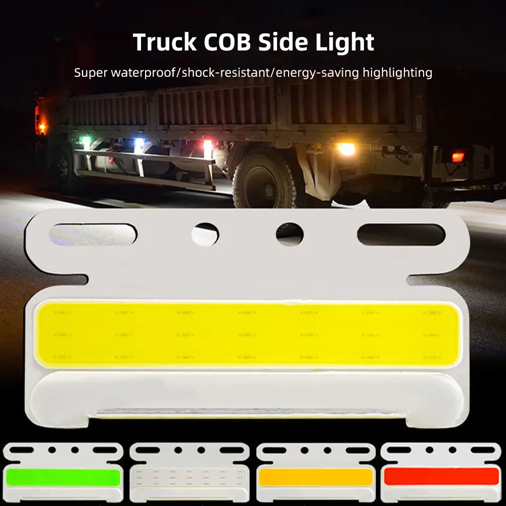 24V Ultrathin Trailer Truck Side Clearance Marker Lamp Warning Lights 21 LED Side Marker Lamp Marker Caravan #470805