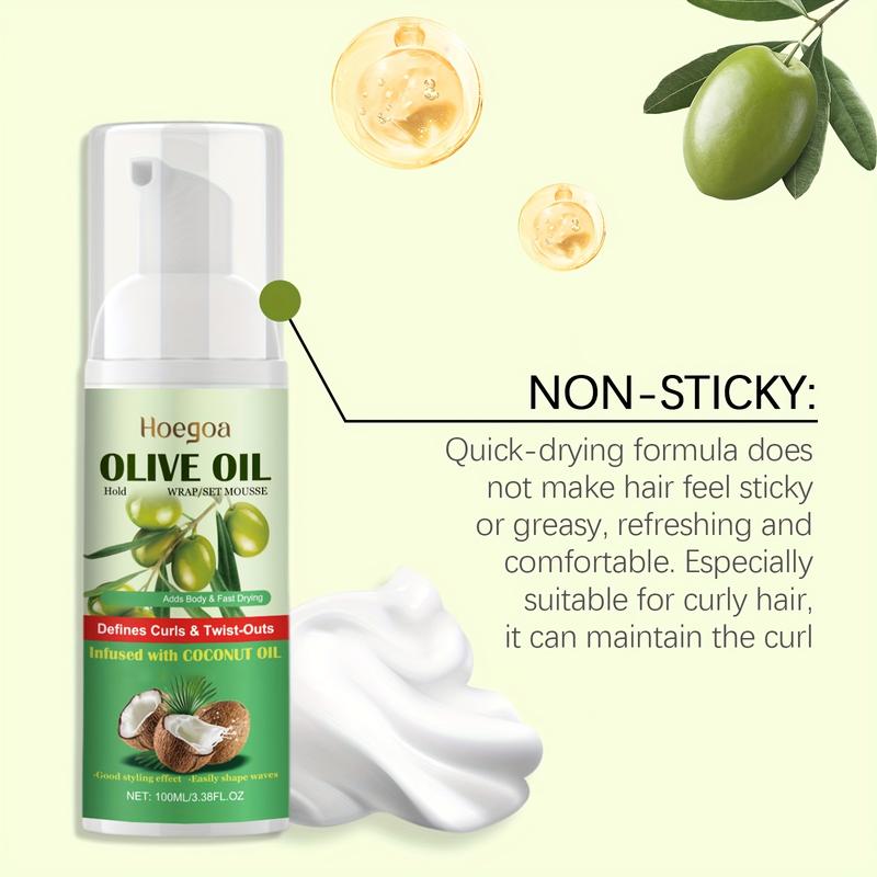 Product Introduction of Hair Styling Foam Mousse, Fresh and Non-Greasy, Lightweight Texture, Volumizing Hair, Long-Lasting Hold, Dry Hair Spray, Suitable for Men and Women shampoo slime  hair  mask 6
