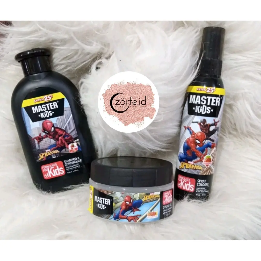 MASTER KIDS Paket Lengkap ( Shampo - Cologne - Styling )