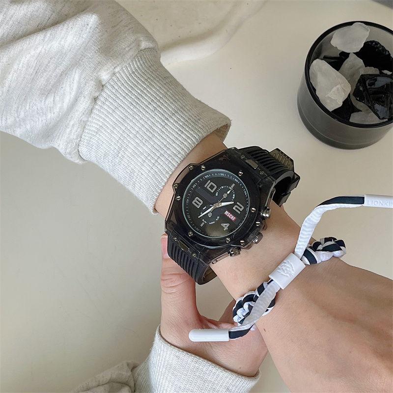 Product Introduction of Fashionable High-end Men's WatchINS Millennium Style Niche Watch Trendy Male Student Good-looking Cool Junior and Middle School Students Retro Personalized Quartz Women's Watch 12
