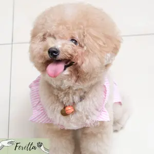 [Feretta] Monroe Pink Dress | Dress Doggy | Gaun Poodle Bichon | Dogwear Anjing Kecil | Female Dog Apparel | Cosplay Anjing | Dog Costume