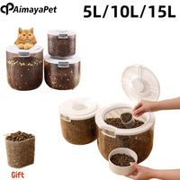 Gambar AimayaPet Tempat Penyimpanan Makanan Kucing Anjing Pet Food Storage Wadah Penyimpanan Makanan Hewan Tahan Debu - 5L dari FluffyHQ Kab. Tangerang 1 Tokopedia
