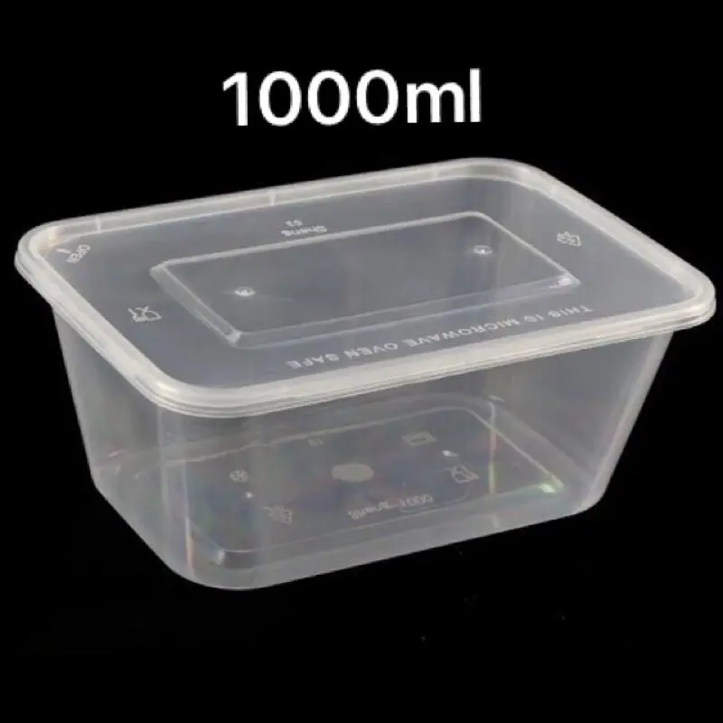 Lốc 50c hộp nhựa chữ Nhật 1000ml