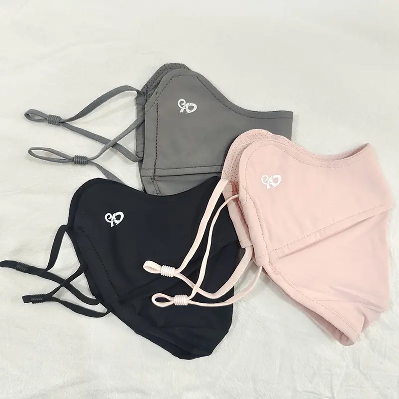 ￼￼[Có Gọng- mua 3 tặng kính] Khẩu Trang Chống Nắng Chống Tia UV,Phụ Kiện Chống Nắng Phiên Bản Mùa Hè Có Gọng 1