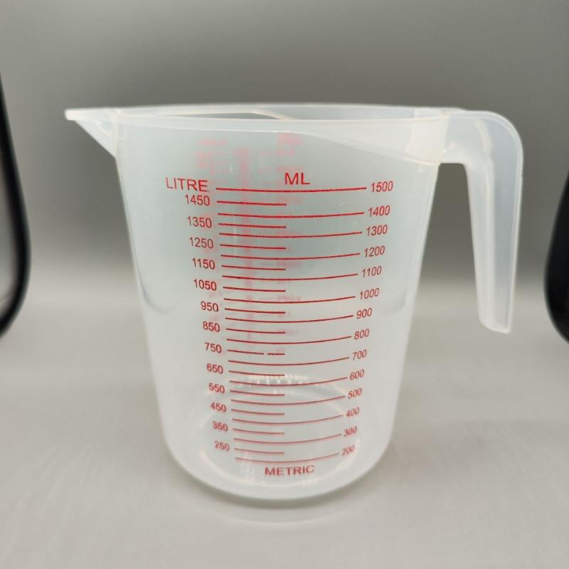 Product Introduction of Plastic Transparent Graduated Measures Cup Household Kitchen Baking Measuring Tool Set Handle Design Cups 0