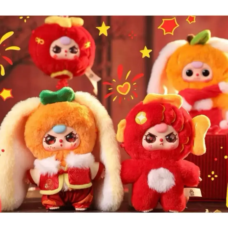 Đồ chơi Baby Three Tết Mini - Chính Hãng - Quà tặng, Gấu bông, Móc khoá - Toy babytree thỏ tai cụp