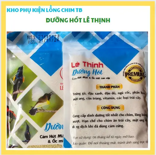COMBO 03 CÁM DƯỠNG HÓT + 02 CÁM VIP CĂNG LỬA LÊ THỊNH (100GRAM/GÓI) 5