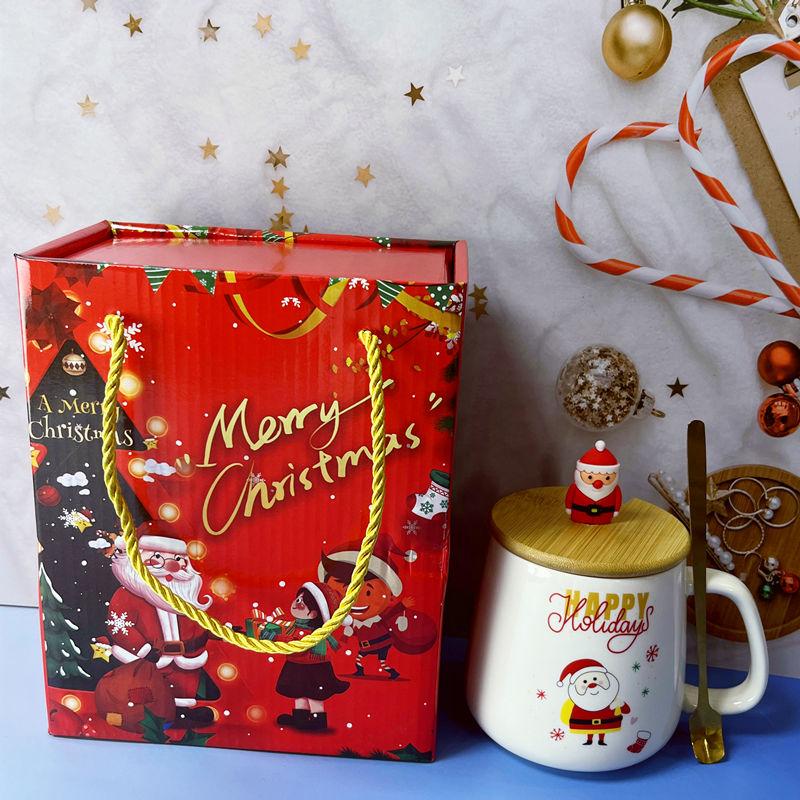 Product Introduction of Cốc Gốm, Thiết Kế Ông Già Noel Giáng Sinh, Hộp Quà Người Tuyết, Cốc Cây Thông Noel, Thích Hợp Làm Quà Tặng Cho Bạn Bè Và Bạn Gái 12