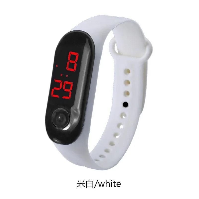 Electronic Sports Watch for Women and Men, LED Screen, Children's Wristwatch, Outdoor Sports Watch, Silicone Bracelet, Student Clock 5