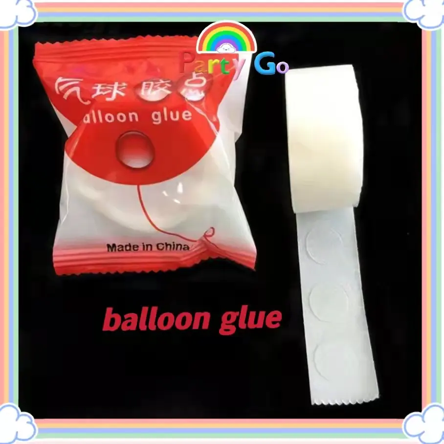 100pcs Balloon Glue Dot Super Sticky Non-marking Balloon Tape Party Multipurpose