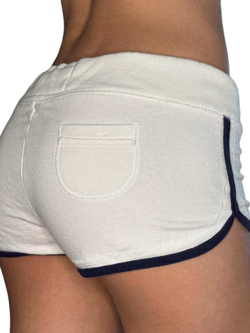 Product Introduction of Women's Letter Print Drawstring Waist Shorts, Casual Comfy Shorts for Summer, Ladies Bottoms for Daily Wear 4