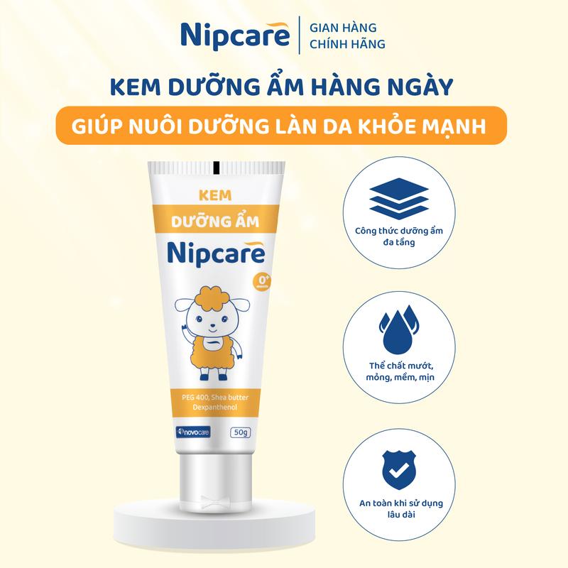 Kem dưỡng ẩm Nipcare 60g - Cấp ẩm, dưỡng ẩm da hàng ngày, nuôi dưỡng làn da khoẻ mạnh Làm Đẹp Da Skincare Chăm Sóc Da Nữ