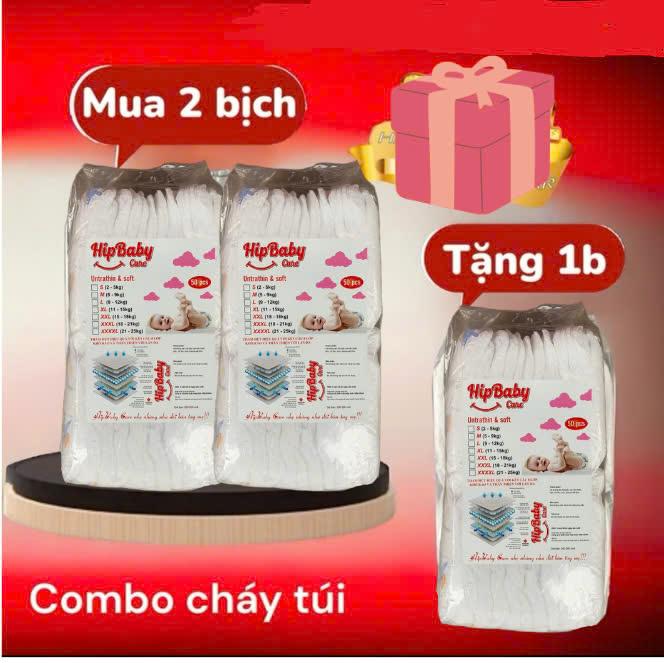 Bỉm Tã 150m bỉm HipBaby cho em bé đủ size thấm hút tốt, Bỉm mỏng 2mm thấm 500-800ml #tã #bỉm Em bé Trẻ sơ sinh Cho Bé bỉm tú meyeucon bim bỉm bỉm bỉm