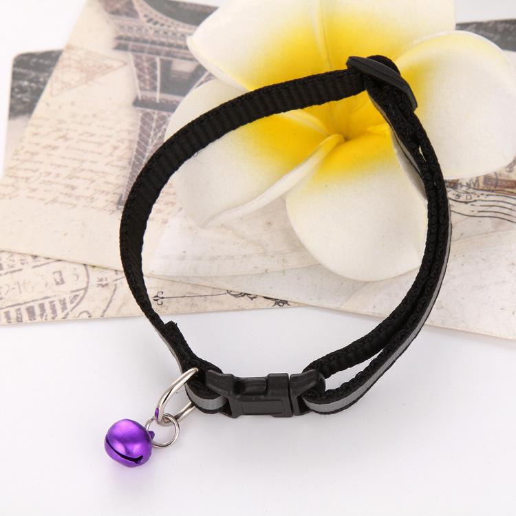 Product Introduction of 1pc Adjustable Pet Cat Dog Puppy Reflective Collars Safety Buckle Bell Neck Strap Dog Supplies Cat Collars 5
