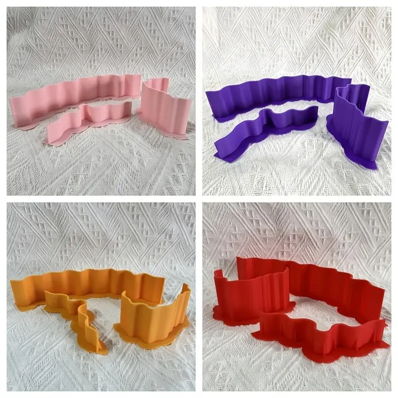 3D Printed Fish Tank Decoration board, 3 Counts/set Artificial Hill Shaped Decoration board, Fish & Shrimp Habitat board, Aquarium Decoration 5