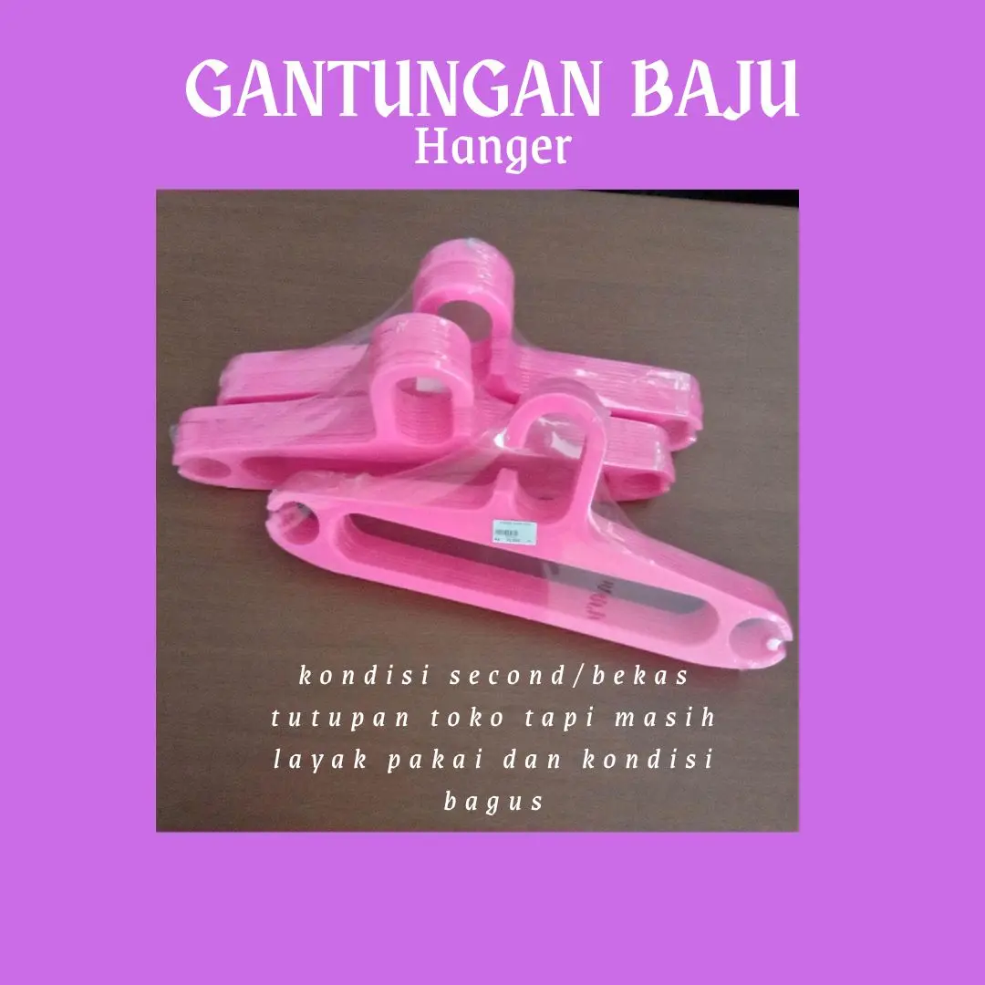 SALE HANGER / GANTUNGAN BAJU BEKAS TUTUPAN TOKO