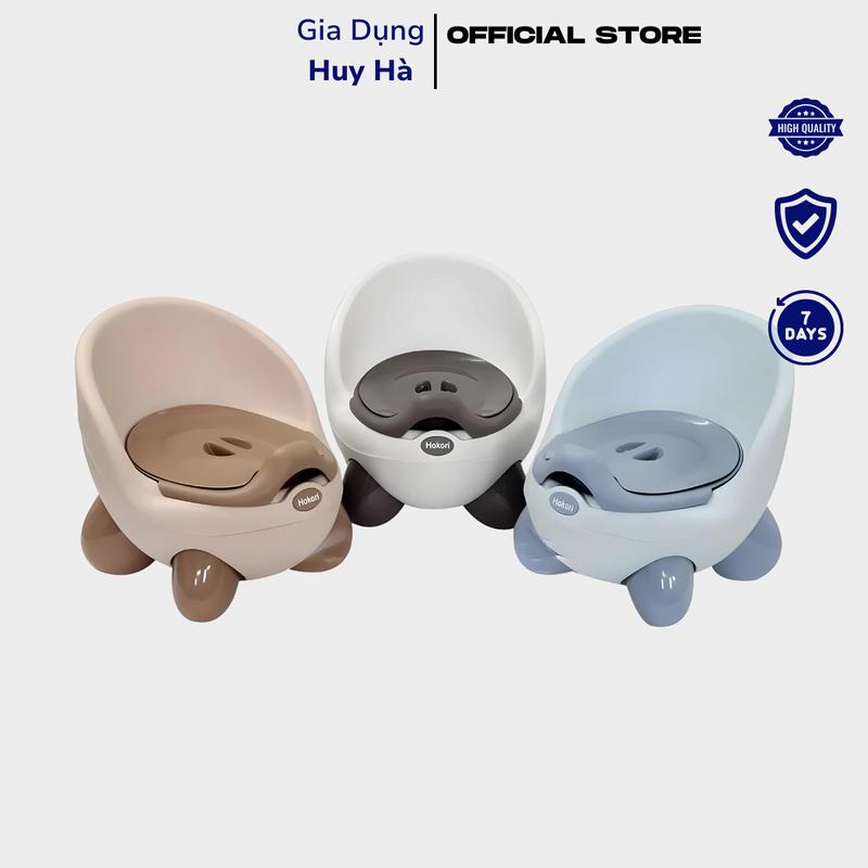 Bô Cho Bé, Bô Gấu Hokori có tựa lưng cao cấp, bô ngồi 4 chân chắc chắn, ghế cho bé