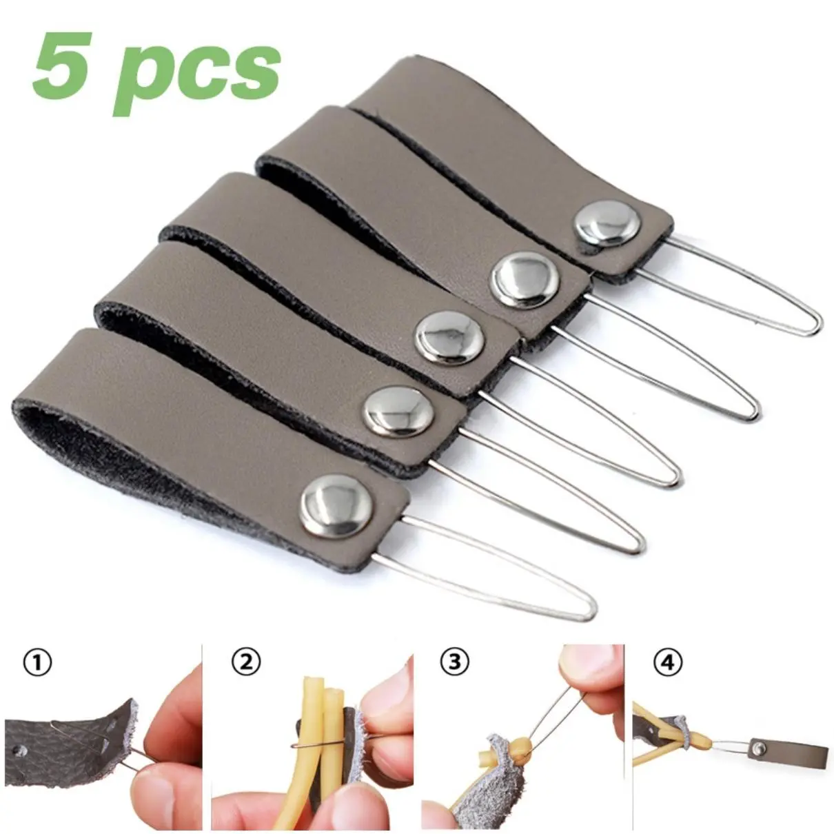 5 Pc DIY Rubber Band Pull Strap Tool