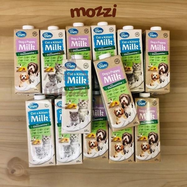Sữa tươi Úc Pets OWN Hộp 1L với Glucosamine cho chó mèo