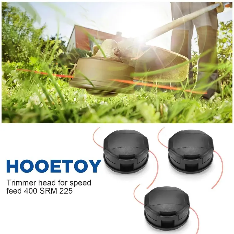 10Pcs/set Trimmer Head Kit Universal String Trimmer Head Replacement Trimmer Head Mesin Potong Rumput Aksesoris 3