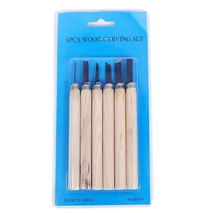 Carving Tools Set isi 6 / Lino Cut Tools / Cukil Kayu / Alat Ukir