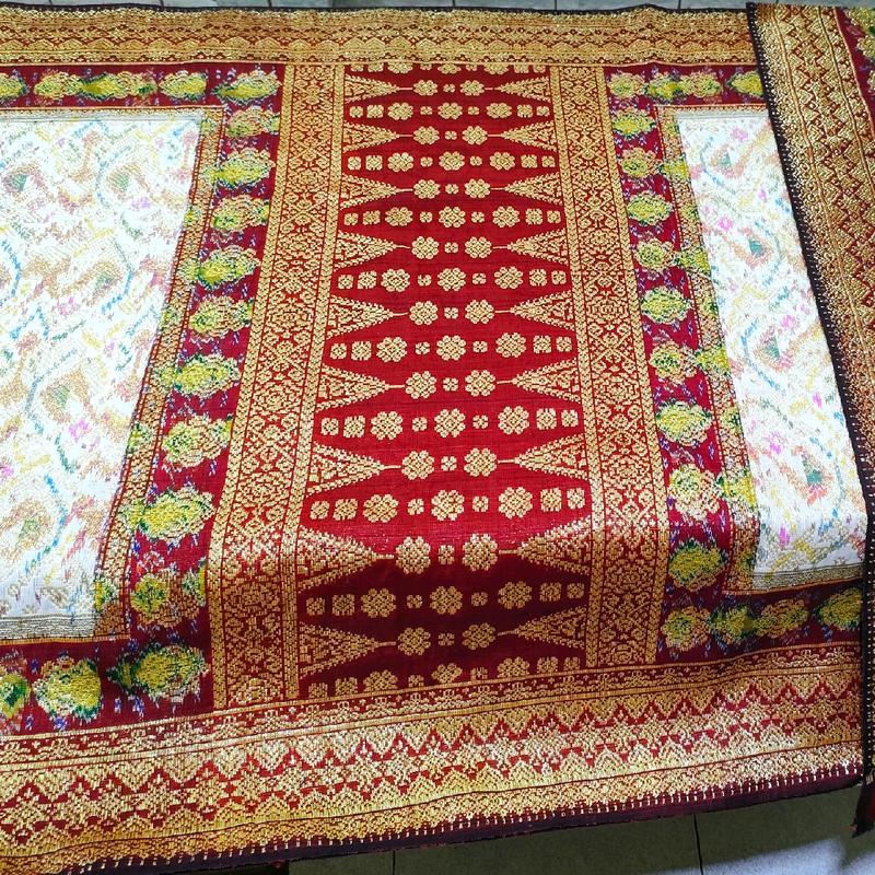 Songket Palembang Asli Motif Limar Tiga Negeri 1